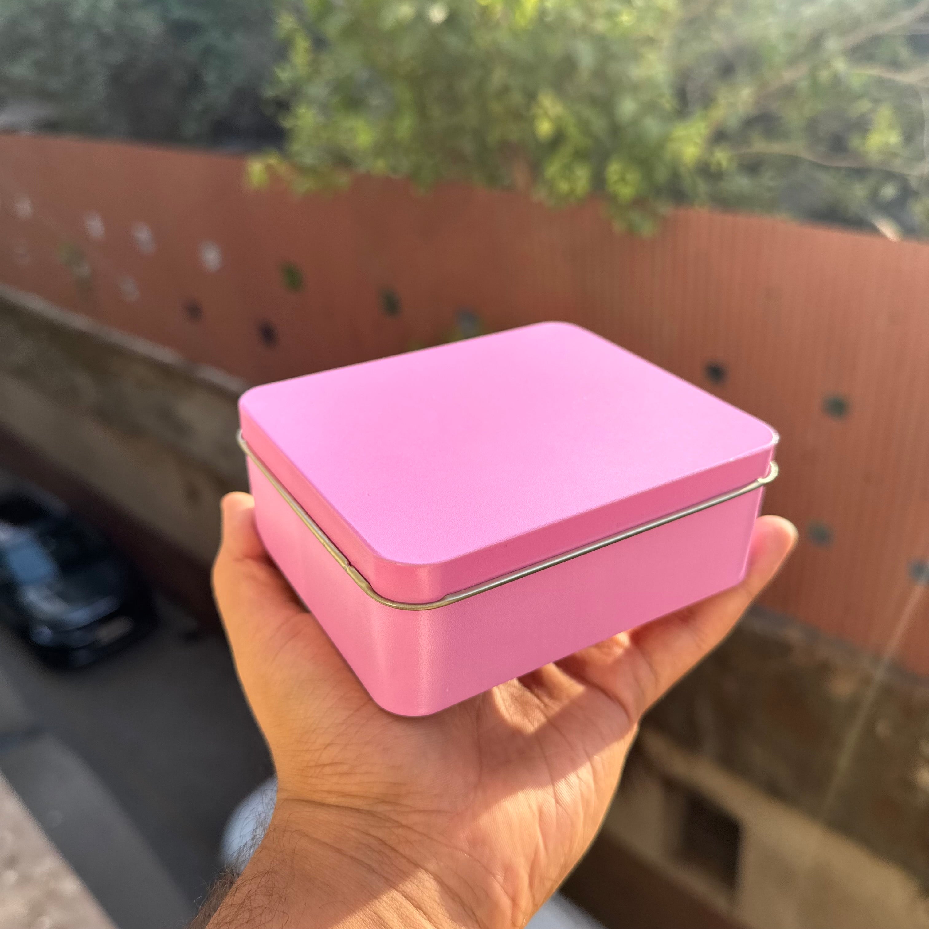 Cookie Dream Tin Rectangle - Pink